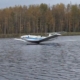 AIRSHIP A-1 takes off